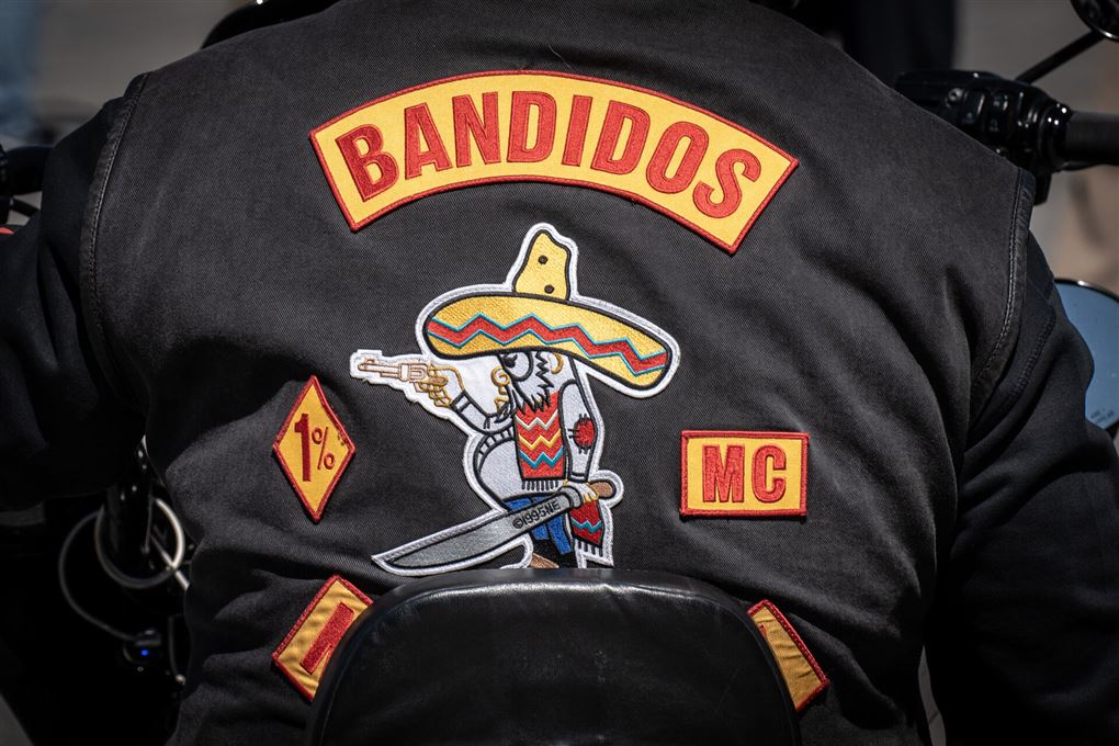 Bandidos-rygmærke på rocker