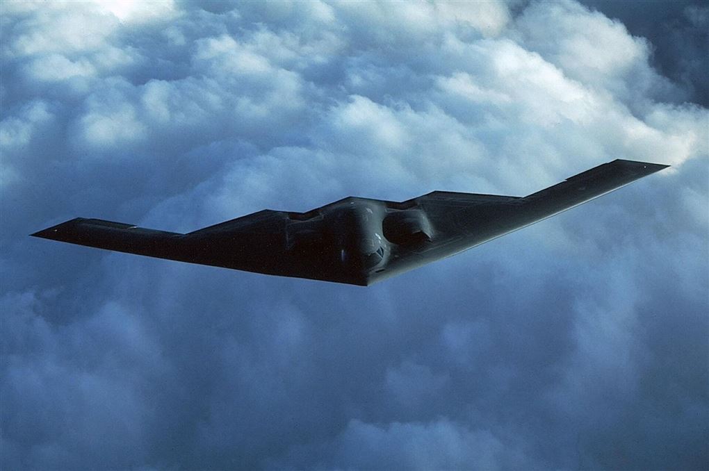 Et stealth fly i luften