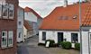 kvarter med huse i dansk by