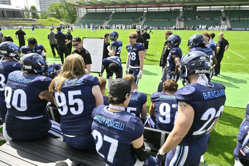 amarikansk fodboldhold baggfra