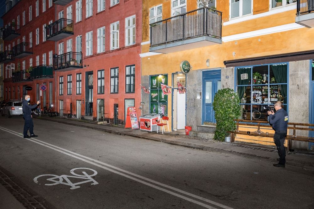 Kiosk på gade