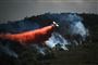 Vandslukningsfly over skovbrand