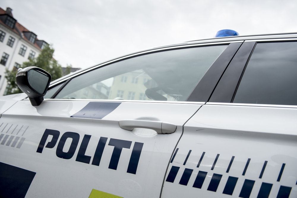 En politibil