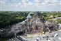 Hovedscenen på Tomorrowland er brændt