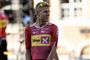 Den norske cykelrytter i cykeltøj ved dagens tour-præsentation