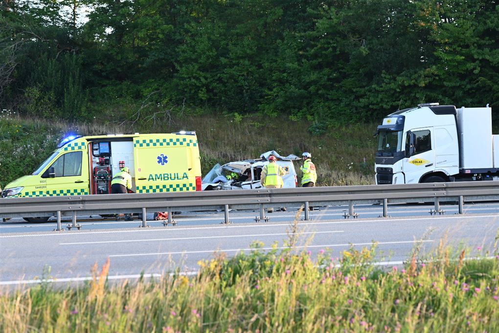 ambulance ved et uheld